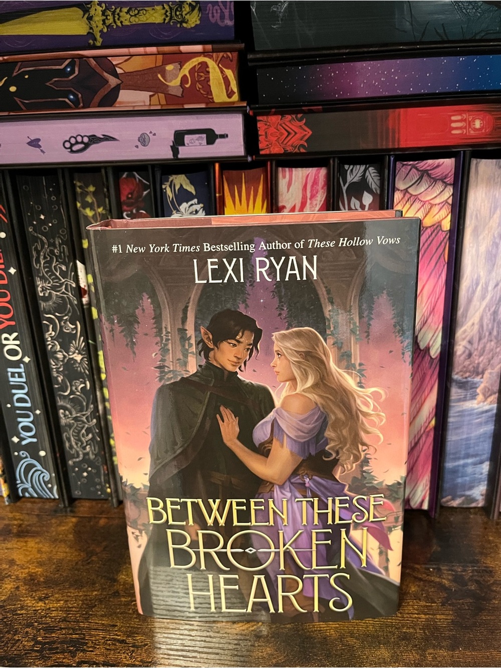 Between These Broken Hearts - Purple Hardcover